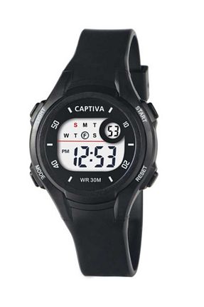 ساعت مچی مشکی زنانه 36-40 میلی متر captiva - کد 273792195