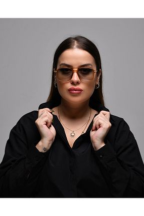 عینک آفتابی قهوه ای زنانه پلاریزه Jatelier - کد 261544938