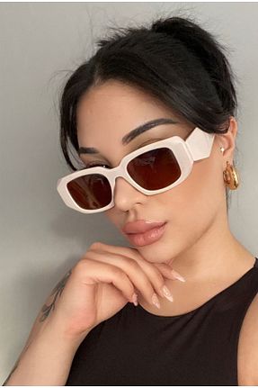 عینک آفتابی بژ زنانه UV400 ModaLand - کد 273038030
