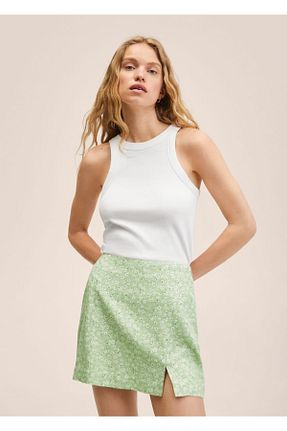 دامن سبز ساده MANGO - کد 273469470