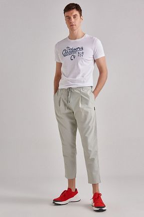 شلوار بژ مردانه پنبه ای WOOLRICH - کد 273988490