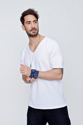 تیشرت سفید مردانه Loose CHUBA - کد 274615039