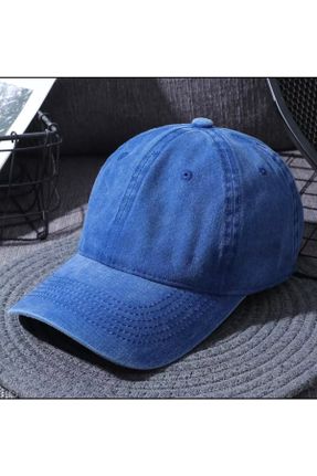 کلاه آبی زنانه پنبه (نخی) کد 238397168