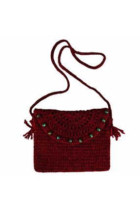 کیف دوشی زرشکی زنانه HediyeKanalı - کد 275362091
