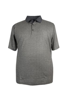 تی شرت طوسی مردانه سایز بزرگ ویسکون - پلی استر کد 274939577