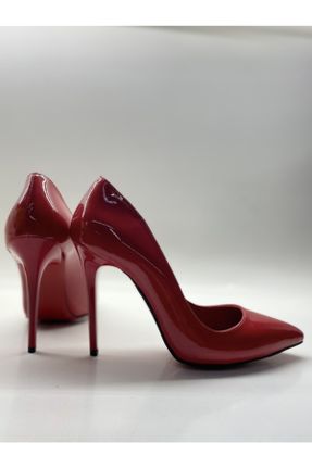 کفش پاشنه بلند کلاسیک قرمز زنانه چرم لاکی پاشنه نازک پاشنه بلند ( +10 cm) کد 274506796