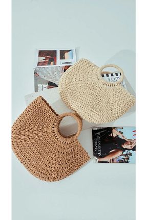 کیف دوشی قهوه ای زنانه حصیر Moom Bag - کد 274106606