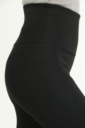 ساق شلواری مشکی زنانه بافت سوپر فاق بلند کد 148019242