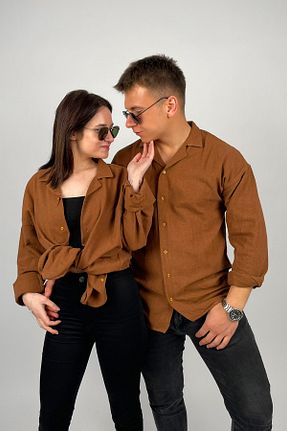پیراهن نارنجی زنانه اورسایز PUMP BUTİK - کد 275192345