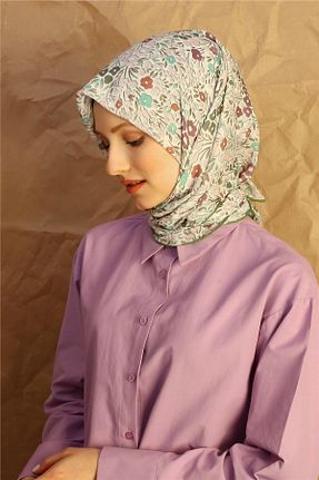 روسری سبز پنبه ای Silk Home - کد 275324071