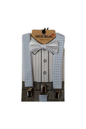 آویز شلوار طوسی بچه گانه لیکرا NEKİBUKİ - کد 274388716