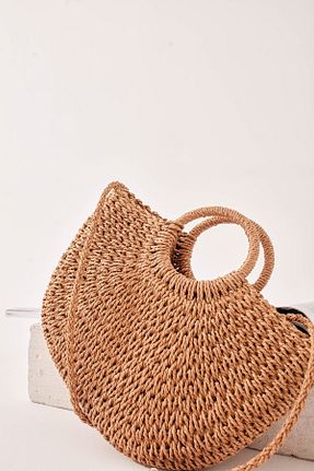 کیف دوشی قهوه ای زنانه حصیر Moom Bag - کد 274106606