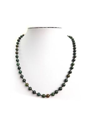 گردنبند جواهر سبز زنانه سنگی کد 169566272