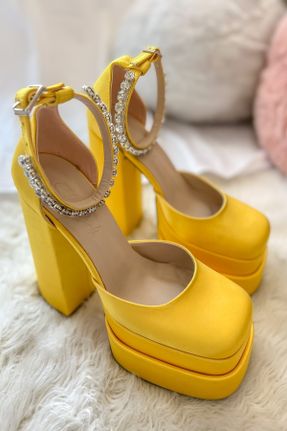 کفش مجلسی زرد زنانه کد 276253613