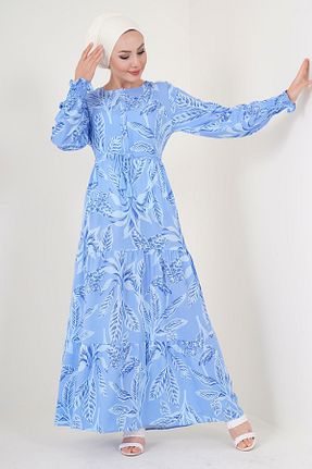 لباس حجاب آبی زنانه رگولار Bigdart - کد 277063467