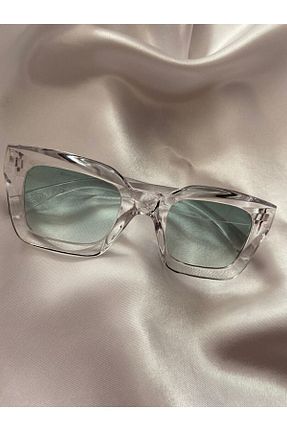 عینک آفتابی سبز زنانه UV400 eleven market - کد 277180345