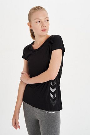 تیشرت مشکی زنانه رگولار hummel - کد 80765593