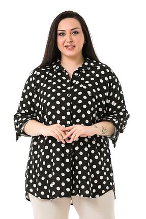 پیراهن سایز بزرگ مشکی زنانه سایز بزرگ DISENTIS MODEST - کد 277003503