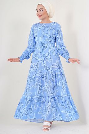 لباس حجاب آبی زنانه رگولار Bigdart - کد 277063467