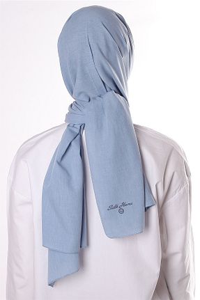 روسری آبی %100 پنبه Silk Home - کد 277213182