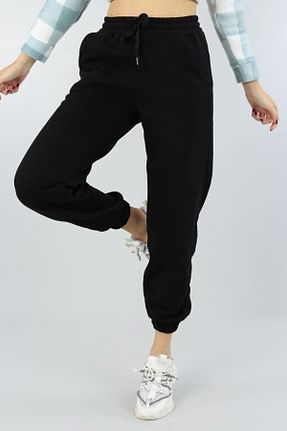 شلوار کرمگن مشکی زنانه پاچه کش دار MODASOKAK - کد 276118455