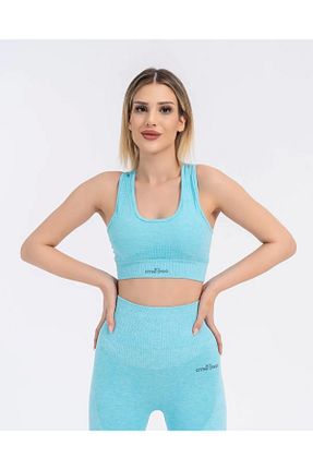 نیم تنه اسپرت آبی زنانه مخلوط پلی آمید GYMXPRO - کد 276278307