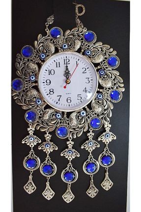 ساعت دیواری آبی 45 x 25 kapadokyahediyelik - کد 167395906