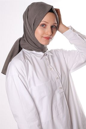 روسری قهوه ای %100 پنبه Silk Home - کد 277201977