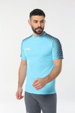 تیشرت اسپرت فیروزه ای زنانه رگولار Diadora - کد 57670189
