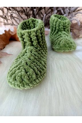 بوت خانگی سبز بچه گانه پارچه ای Tuyy - کد 72013352