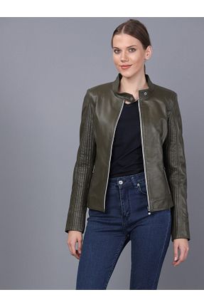 کت خاکی زنانه رگولار Basics&More - کد 72023467