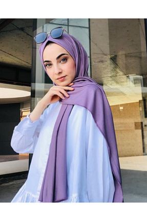 شال بنفش زنانه پنبه ای VALOR - کد 72059235