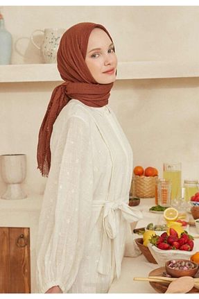 شال نارنجی زنانه Helya - کد 265790690