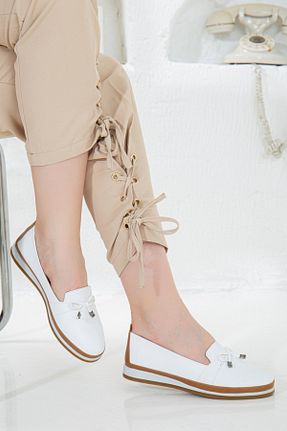 بابت سفید زنانه پارچه ای SOFT FASHION - کد 278260495
