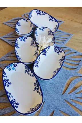 بشقاب آبی سرامیک VENÜS HOME DECORATION - کد 277979963