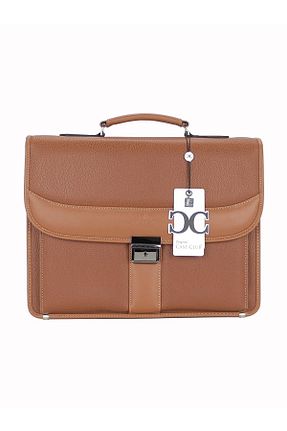 کیف دوشی قهوه ای مردانه چرم خالص Case Club - کد 278335877