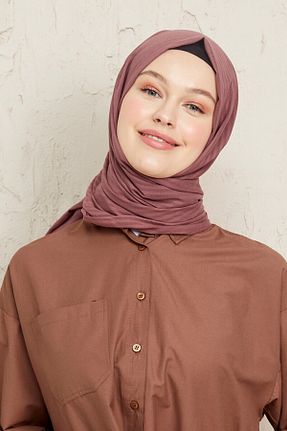 شال قرمز زنانه پنبه ای Helya - کد 278448412