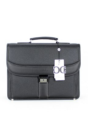 کیف لپ تاپ و مدارک مشکی مردانه چرم مصنوعی Case Club - کد 277048850