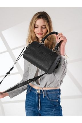 کیف دوشی مشکی زنانه چرم مصنوعی Just Polo - کد 277491906