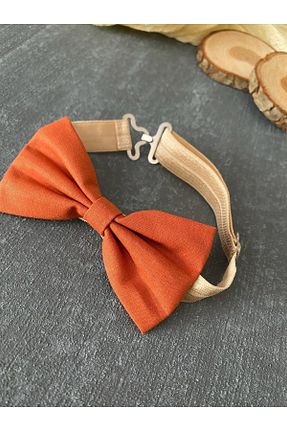 پاپیون نارنجی بچه گانه پارچه ای Miniko Butik - کد 279279534