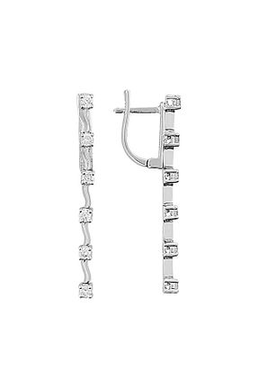 گوشواره الماس سفید 0,21 - 0,50 Sirius Pırlanta - کد 2425078