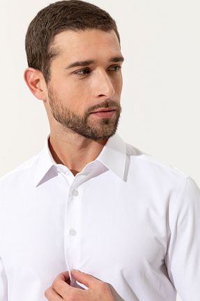 پیراهن سفید مردانه رگولار Pierre Cardin - کد 268612906