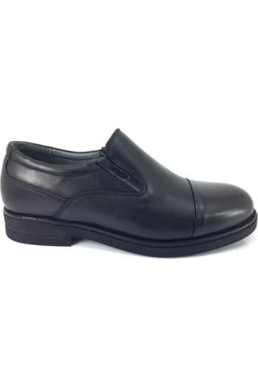 کفش کلاسیک مشکی مردانه چرم طبیعی پاشنه کوتاه ( 4 - 1 cm ) پاشنه ساده کد 279269894