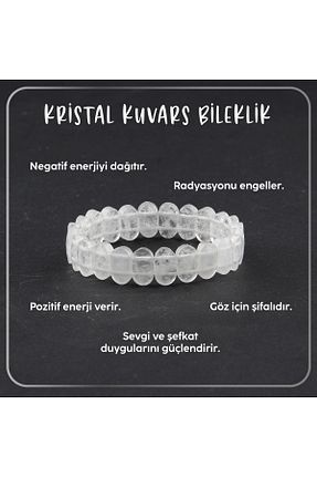 دستبند جواهر سفید زنانه سنگ طبیعی OSMANLI DOĞAL TAŞ - کد 279731368