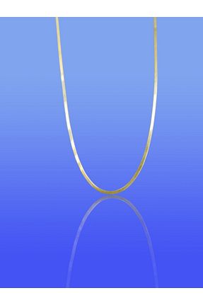 گردنبند نقره طلائی زنانه 925 عیار bigakan - کد 44861615