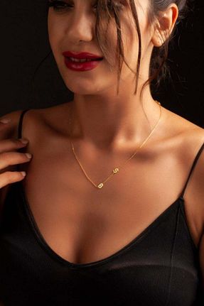 گردنبند نقره زرد زنانه 925 عیار SETO - کد 85514054