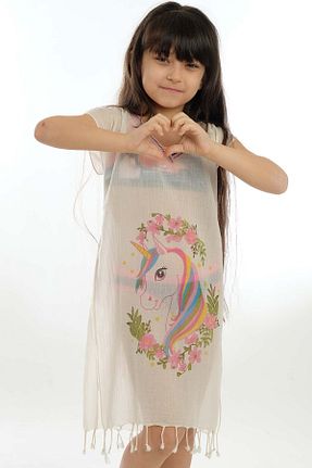 لباس ساحلی صورتی زنانه پنبه ای Dosimira - کد 280945633
