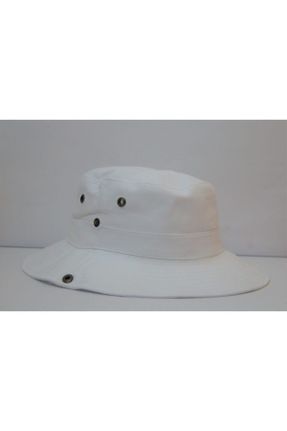 کلاه سفید مردانه پنبه (نخی) کد 44742790