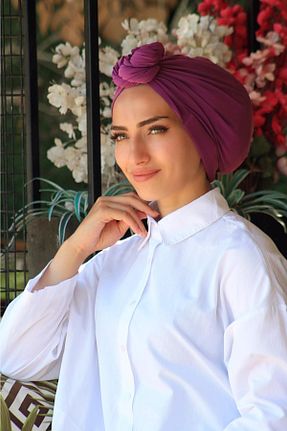 کلاه شنای حجاب زرد زنانه Amisos Bone Şal Hazır Tesettür Giyim - کد 281461933