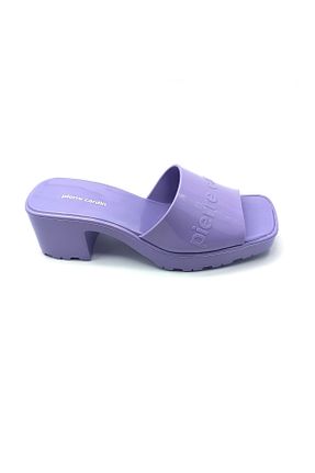 دمپائی بنفش زنانه چرم مصنوعی Pierre Cardin - کد 280280625